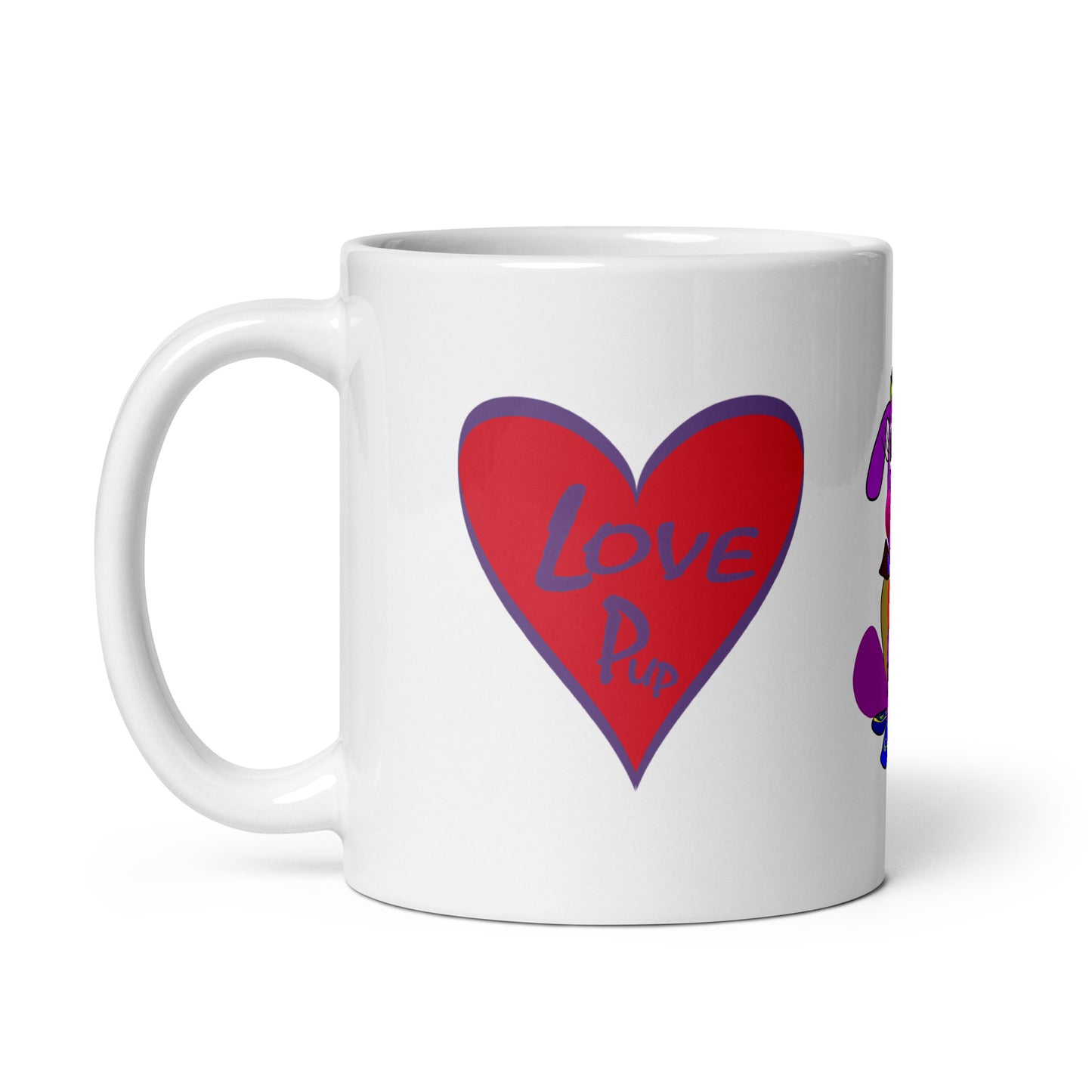 Love Pup 3 Violet BeSculpt Kids Mug