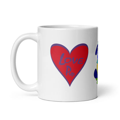 Love Pup 2 Blue BeSculpt Kids Mug