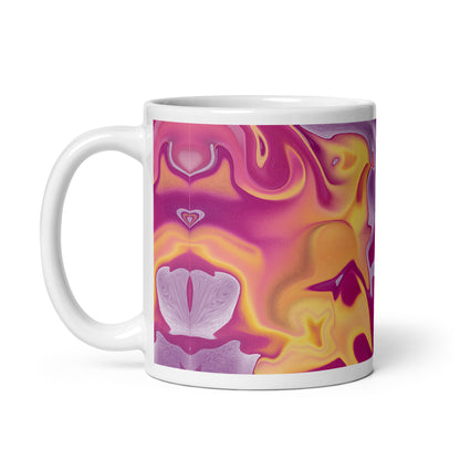 Purple Puddle BeSculpt Kaleidoscope Mug 3