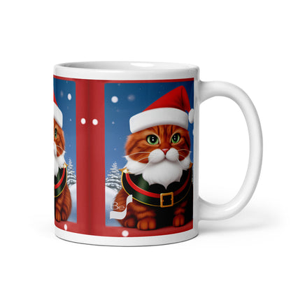 Meowry Claus BeSculpt Artwork Mug