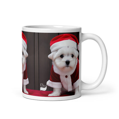 Puppy Claus BeSculpt Artwork Mug