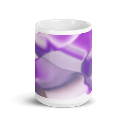 Ribbons Purple BeSculpt Mug