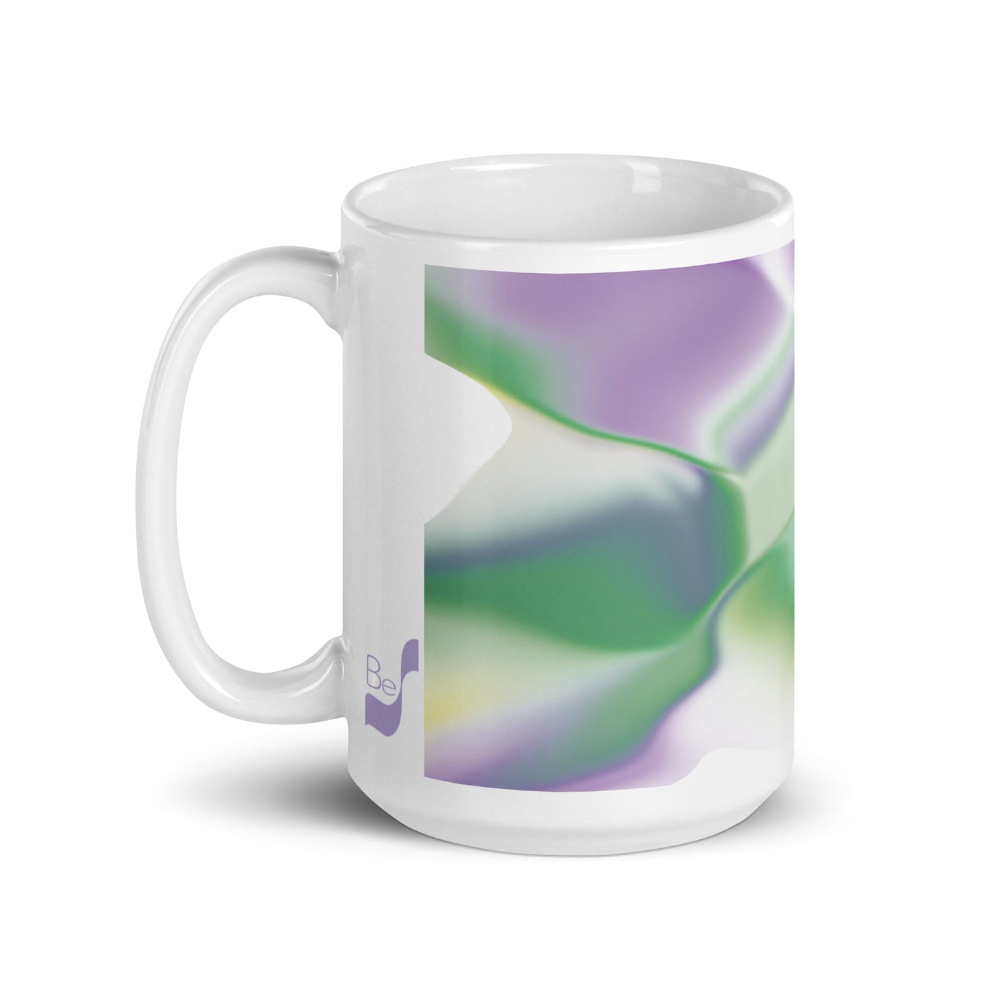 Ribbons Green BeSculpt Mug R