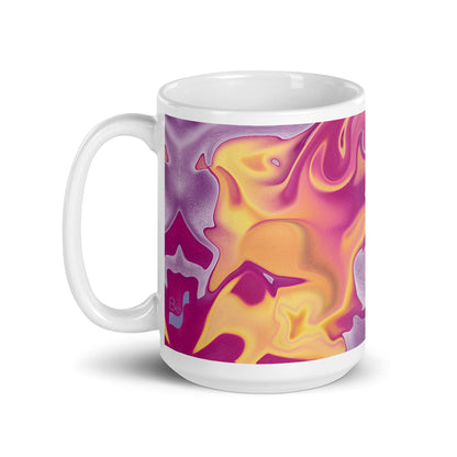 Purple Puddle BeSculpt Kaleidoscope Mug 2