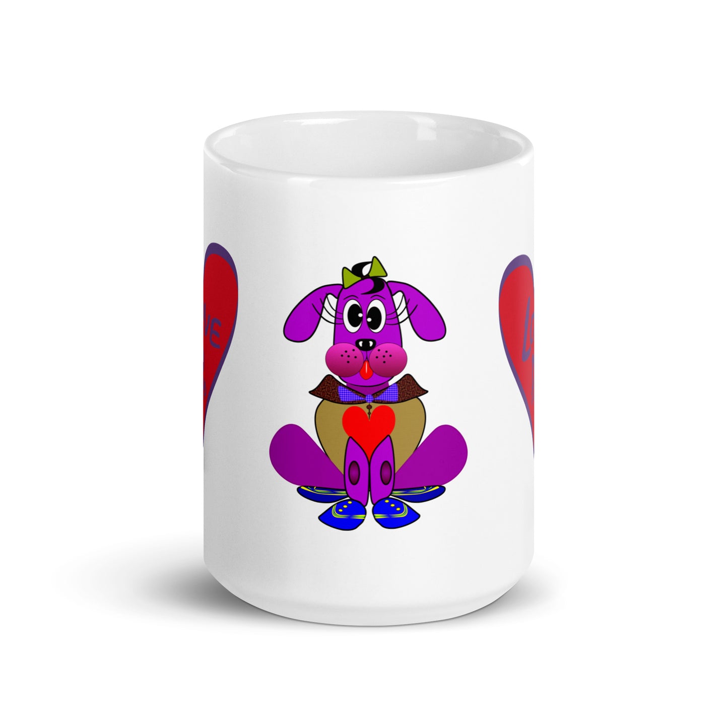 Love Pup 3 Violet BeSculpt Kids Mug