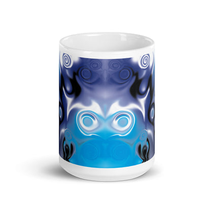 No. 87 BeSculpt Abstract Art Kaleidoscope Mug Image No 3