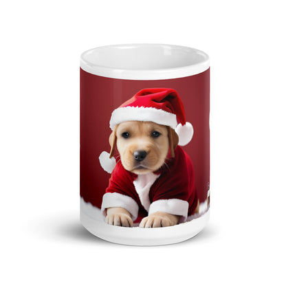 Snowy Pup BeSculpt Artwork Mug