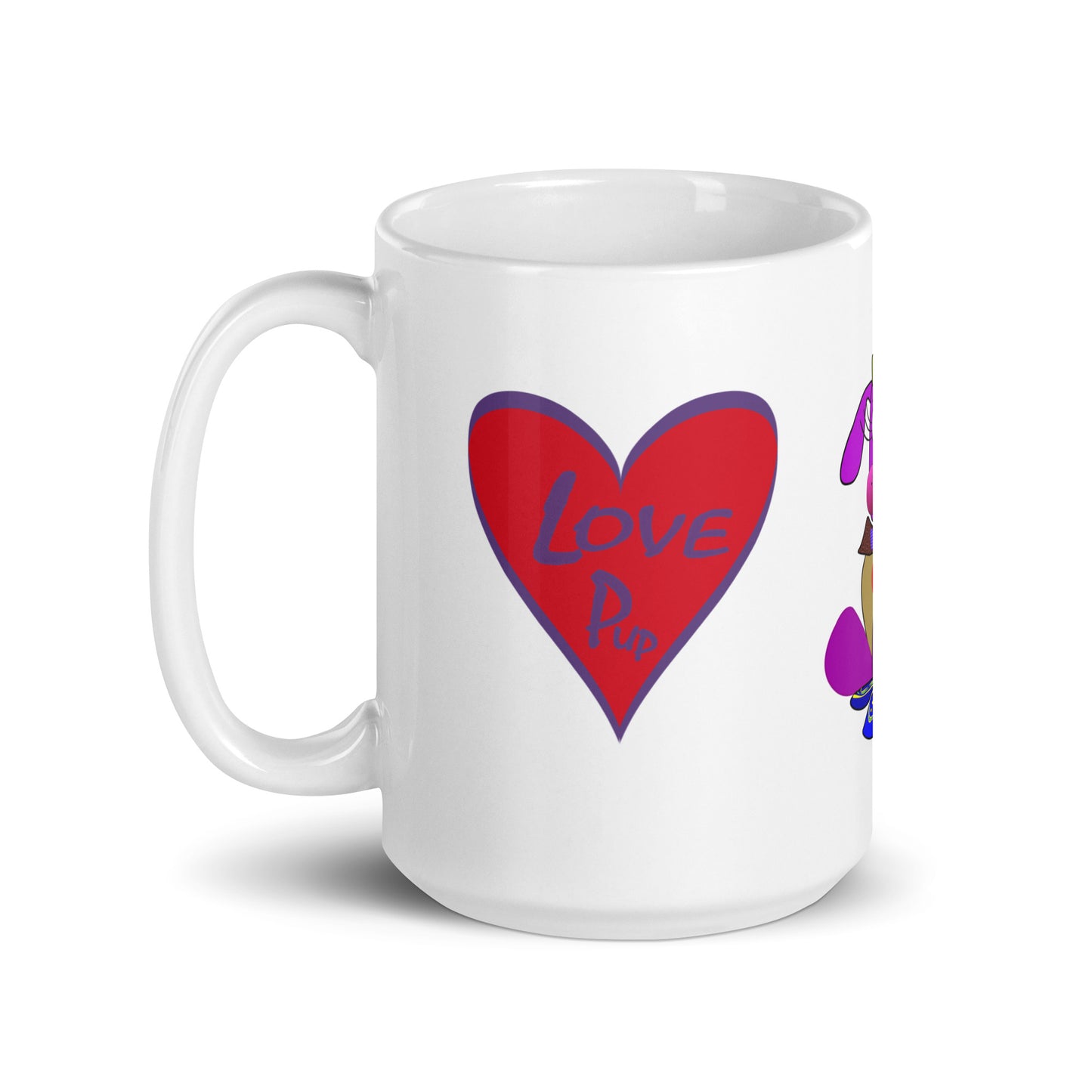 Love Pup 3 Violet BeSculpt Kids Mug