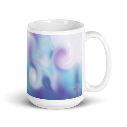 Swirling BeSculpt Abstract Art Kaleidoscope Mug Image No 3