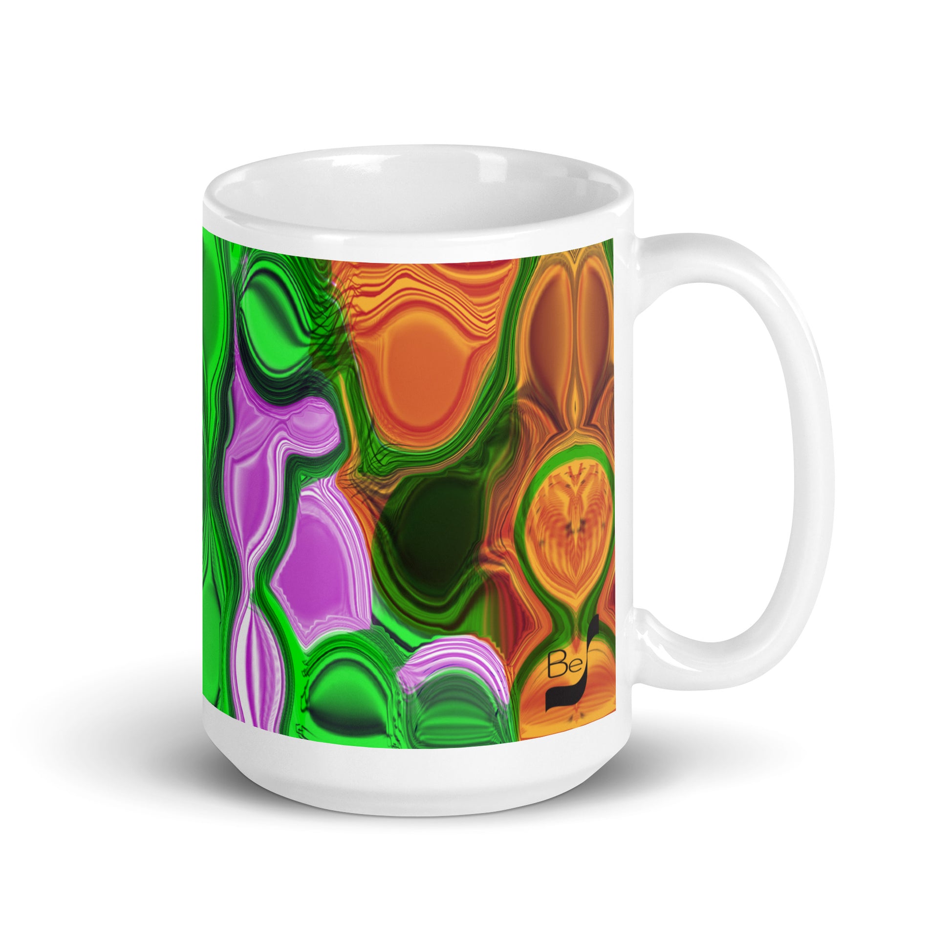 Silky BeSculpt Abstract Art Kaleidoscope Mug Image No 3