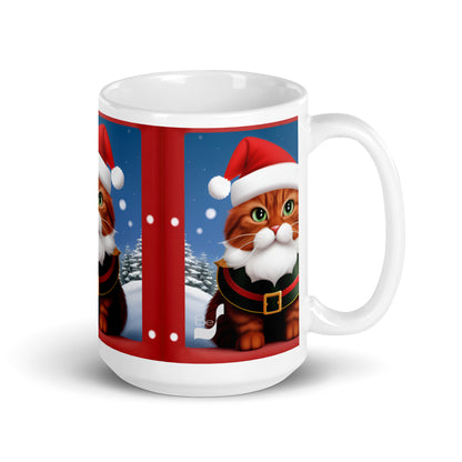 Meowry Claus BeSculpt Artwork Mug