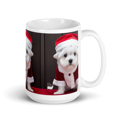 Puppy Claus BeSculpt Artwork Mug