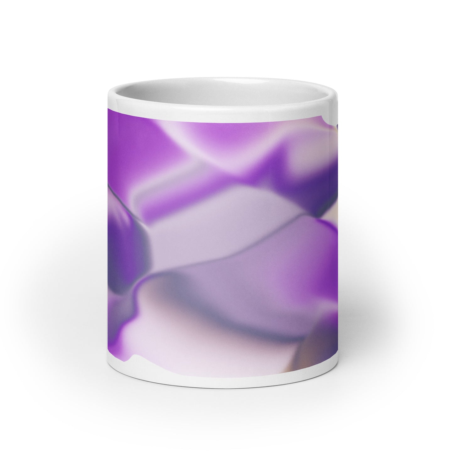 Ribbons Purple BeSculpt Mug R