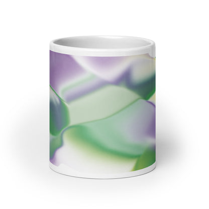 Ribbons Green BeSculpt Mug R