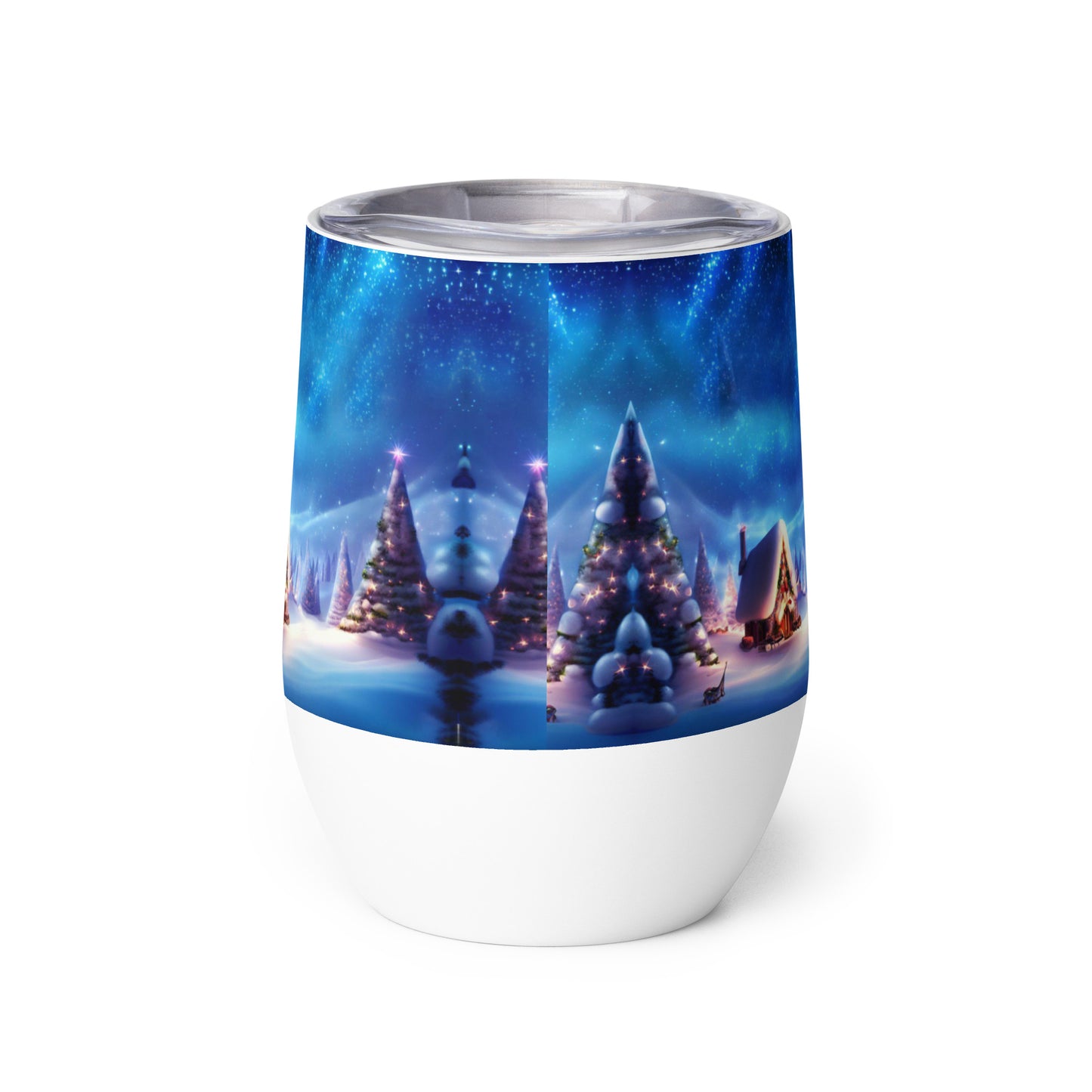 Snowy Cheer BeSculpt Wine Tumbler