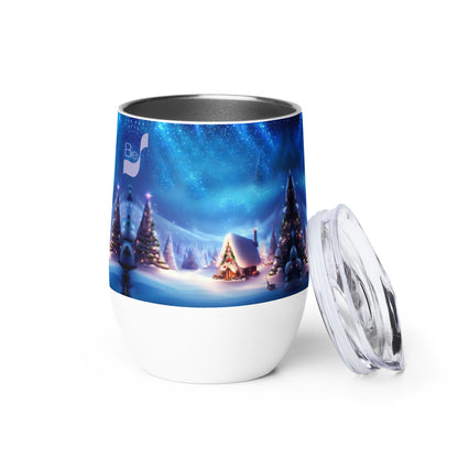 Snowy Cheer BeSculpt Wine Tumbler