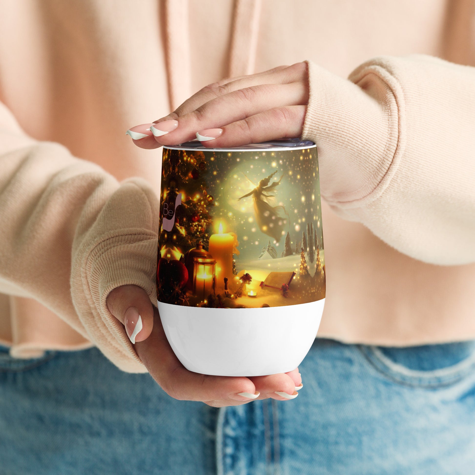 Magic Moments BeSculpt Holiday Art Wine Tumbler