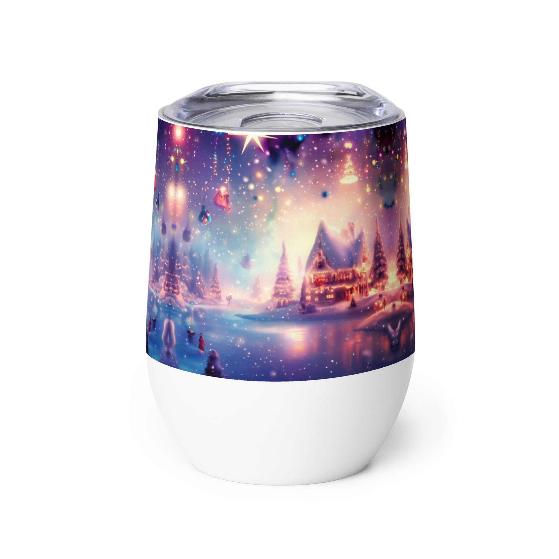 Holiday Magic BeSculpt Holiday Art Wine Tumbler