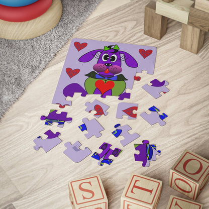 Love Pup 1 Purple BeSculpt Kids Ages 3-5 Year Old Puzzle 30-Pieces