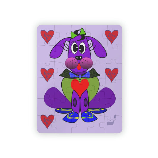 Love Pup 1 Purple BeSculpt Kids Ages 3-5 Year Old Puzzle 30-Pieces