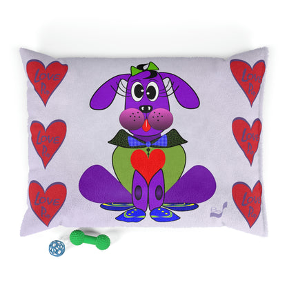 Love Pup 1 Purple BeSculpt Paws Pet Bed