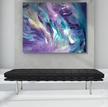 Enchanted Fusion Original Large Art Piece Abstract Expressionism