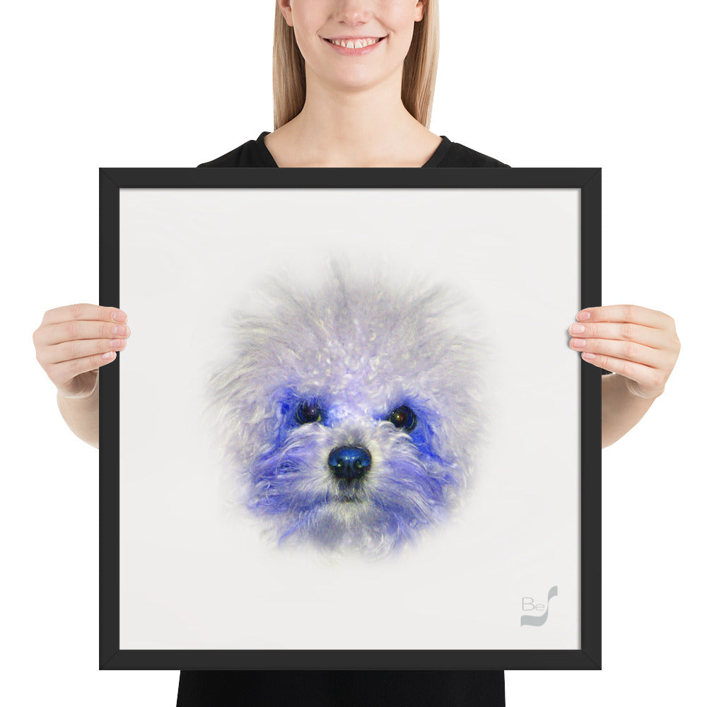 Osita Blue BeSculpt Framed Photo-Art