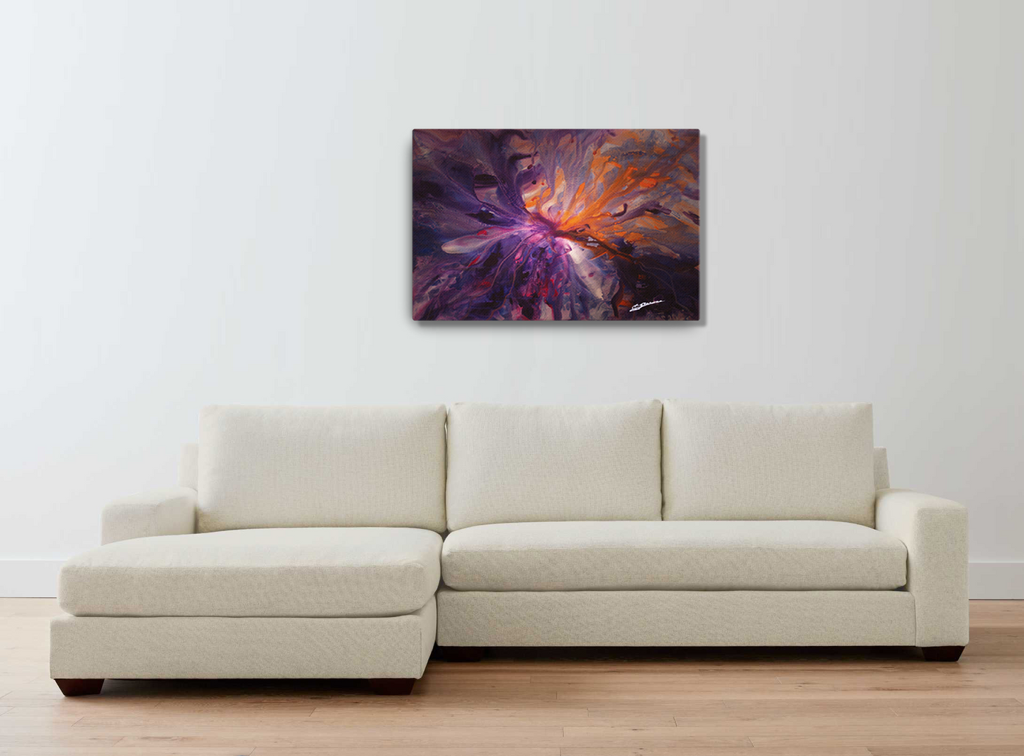 Realm of Angels BeSculpt Giclée on Canvas