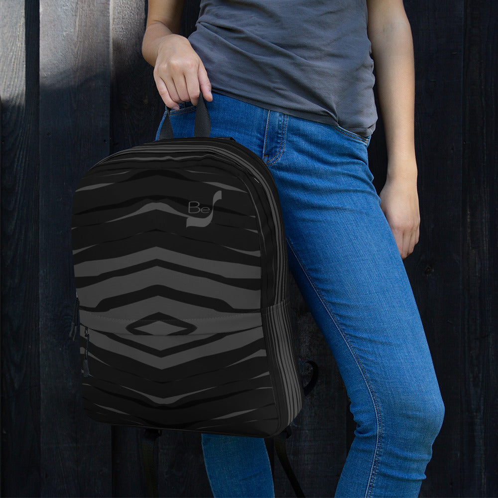 Black H Stripes BeSculpt Backpack 2