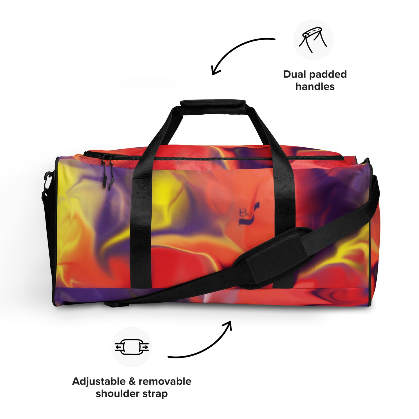 Airless BeSculpt Abstract Art Duffle Bag