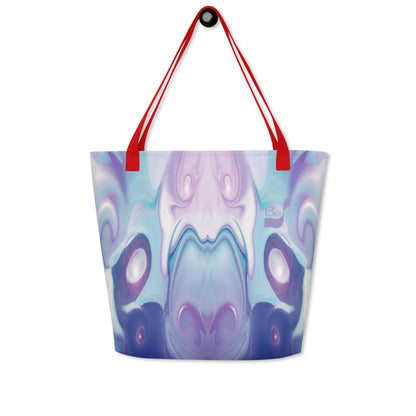 Space Elephant BeSculpt Kids Tote/Beach Bag Reflected Pattern 2