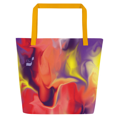 Airless BeSculpt Tote/Beach Bag Reflected Pattern R