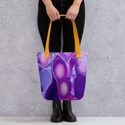 Balloons BeSculpt Abstract Art Tote Bag Reflected Pattern