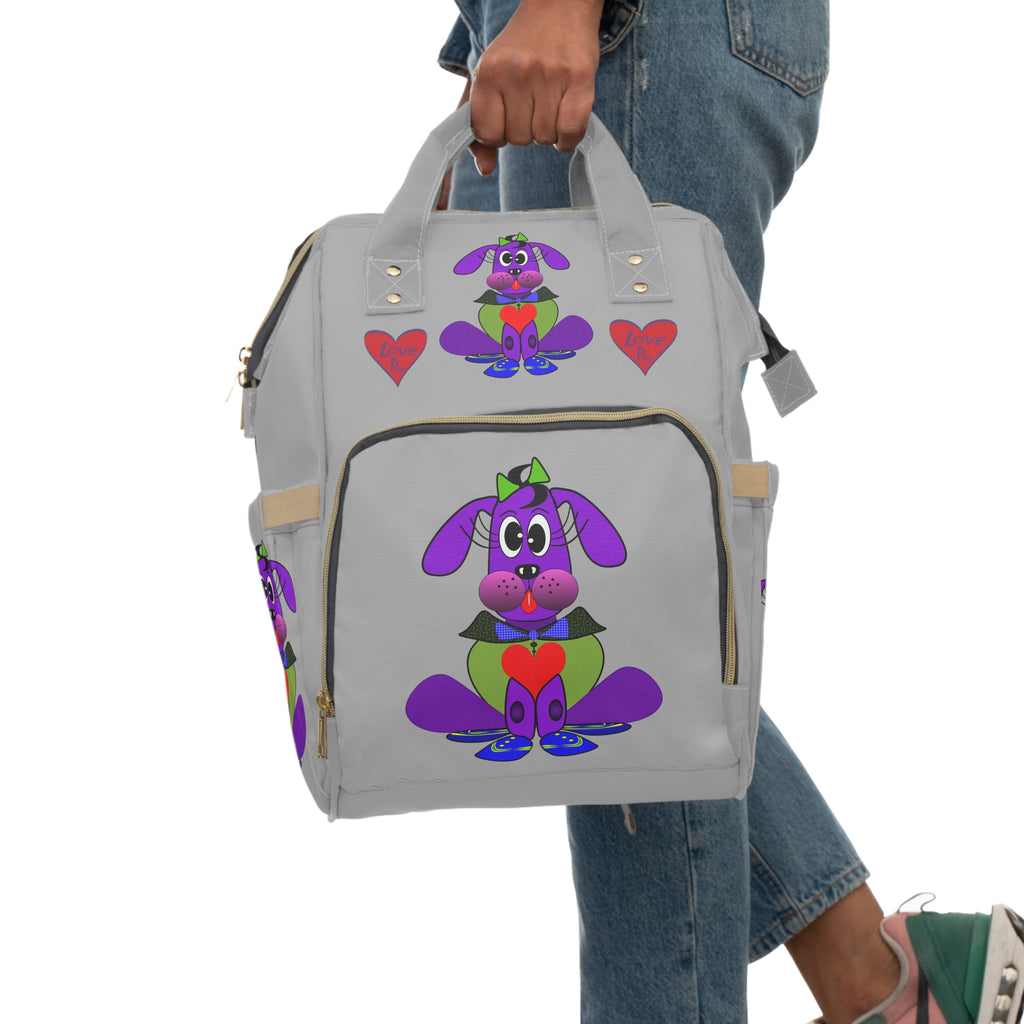 Love Pup 1 Purple BeSculpt Kids Multifunctional Diaper Backpack LG
