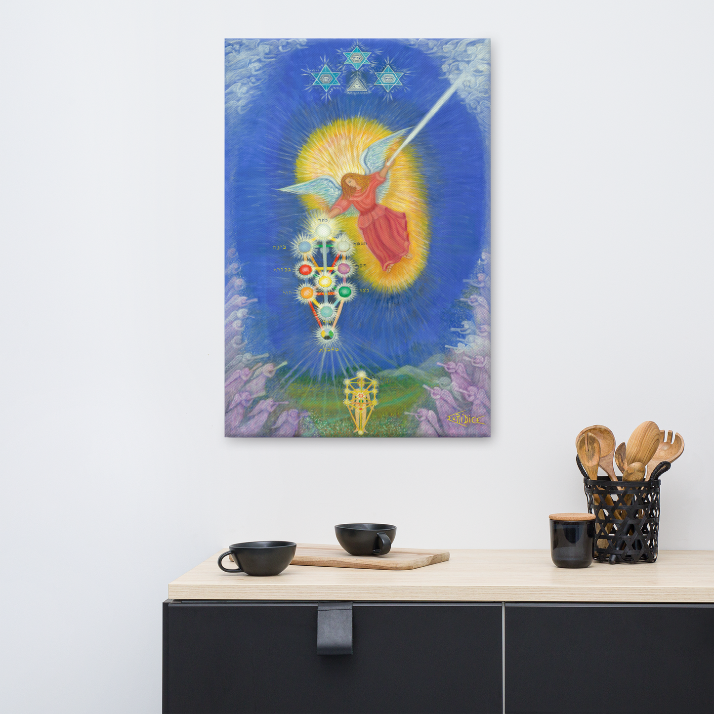 The Angel of Life BeSculpt Giclée on Canvas