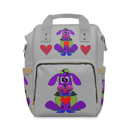 Love Pup 1 Purple BeSculpt Kids Multifunctional Diaper Backpack LG