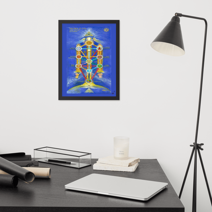 Geometrias Sagradas BeSculpt Giclée Framed