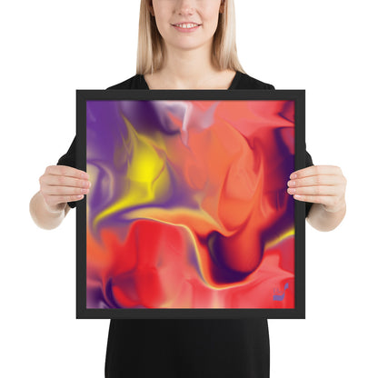 Airless BeSculpt Abstract Art Framed