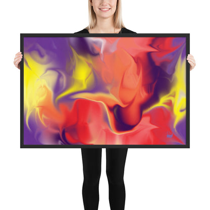 Airless BeSculpt Abstract Art Framed