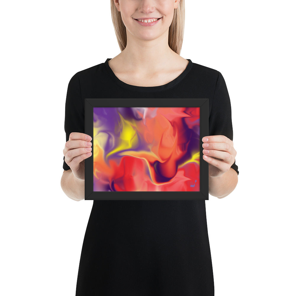 Airless BeSculpt Abstract Art Framed