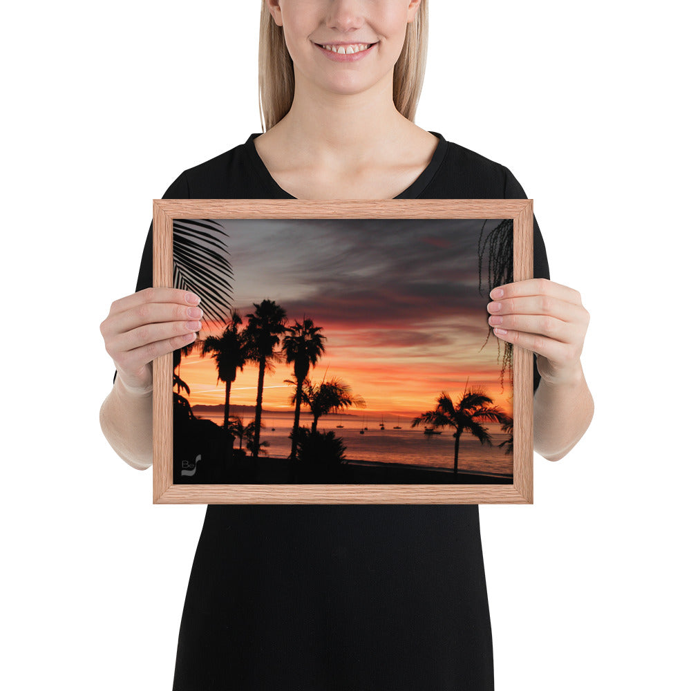 Early Sunrise BeSculpt Framed Photo-Art Seascape