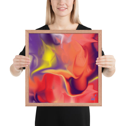 Airless BeSculpt Abstract Art Framed