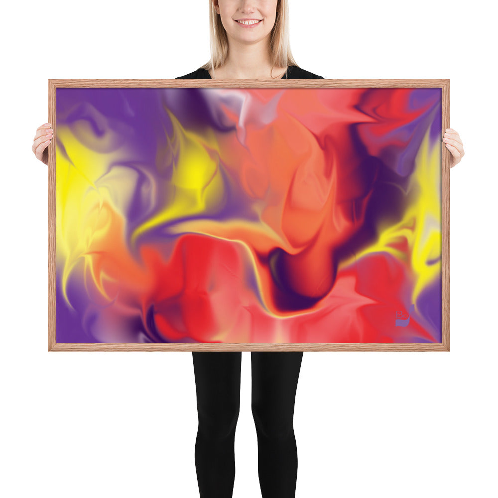 Airless BeSculpt Abstract Art Framed