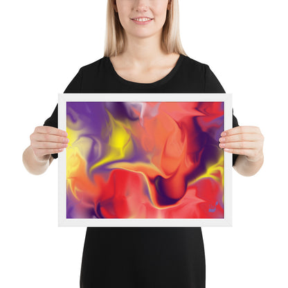 Airless BeSculpt Abstract Art Framed