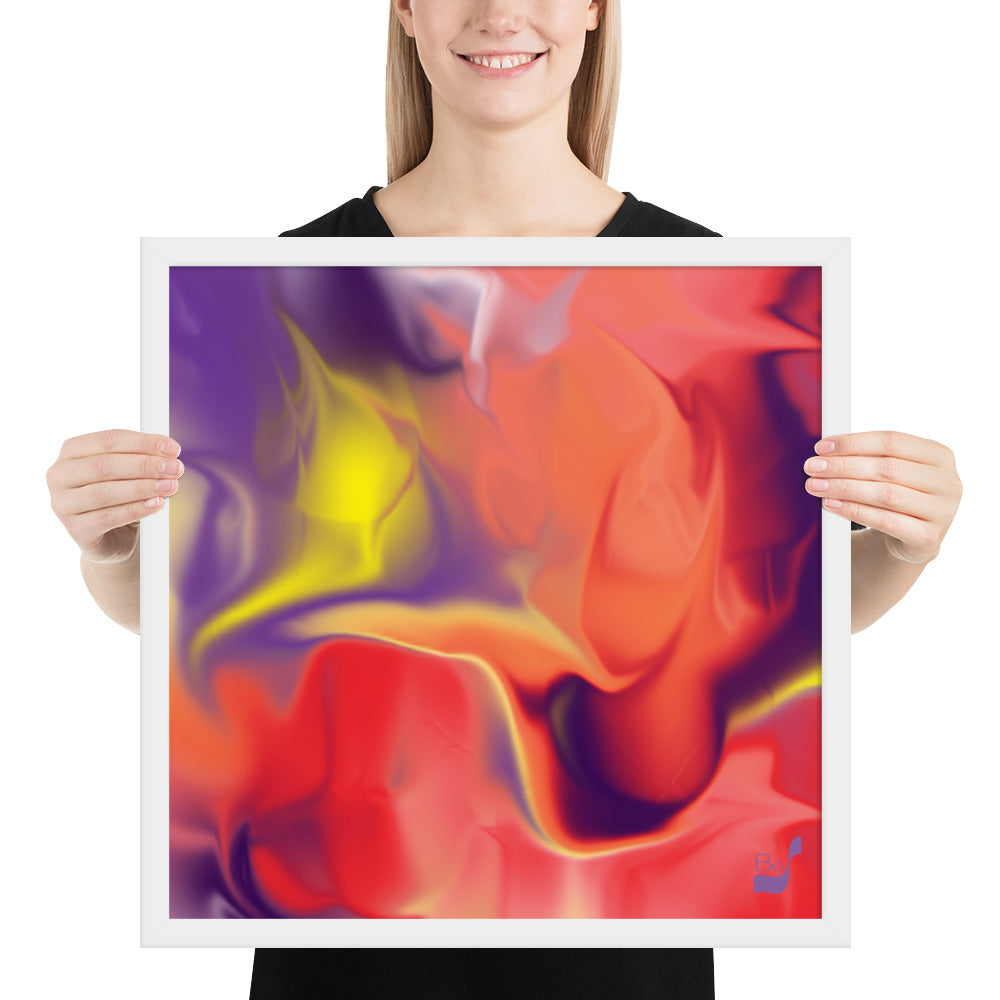 Airless BeSculpt Abstract Art Framed