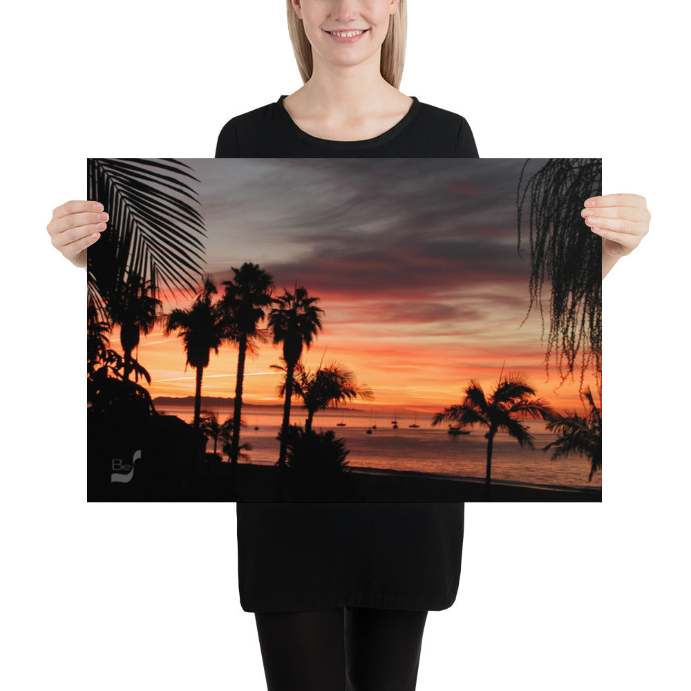 Early Sunrise BeSculpt Photo-Art Seascape Print