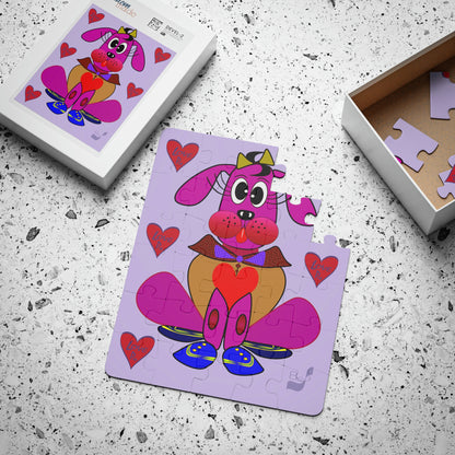 Love Pup 4 Hot Pink BeSculpt Kids Ages 3-5 Year Old Puzzle 30-Pieces