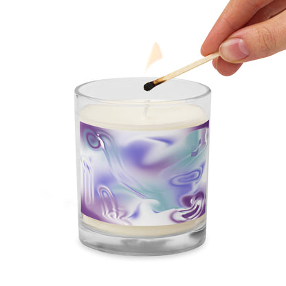 Blue Haze BeSculpt Glass Jar Soy Wax Candle