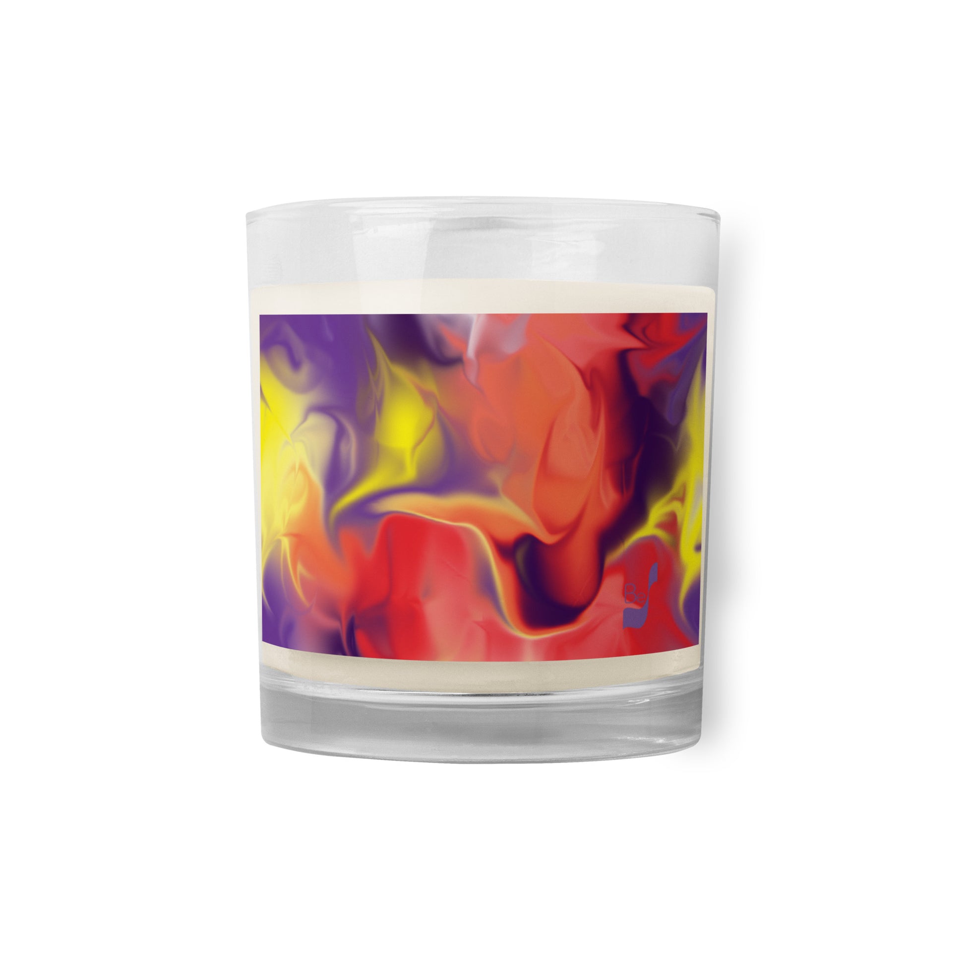 Airless BeSculpt Abstract Art Glass Jar Soy Wax Candle