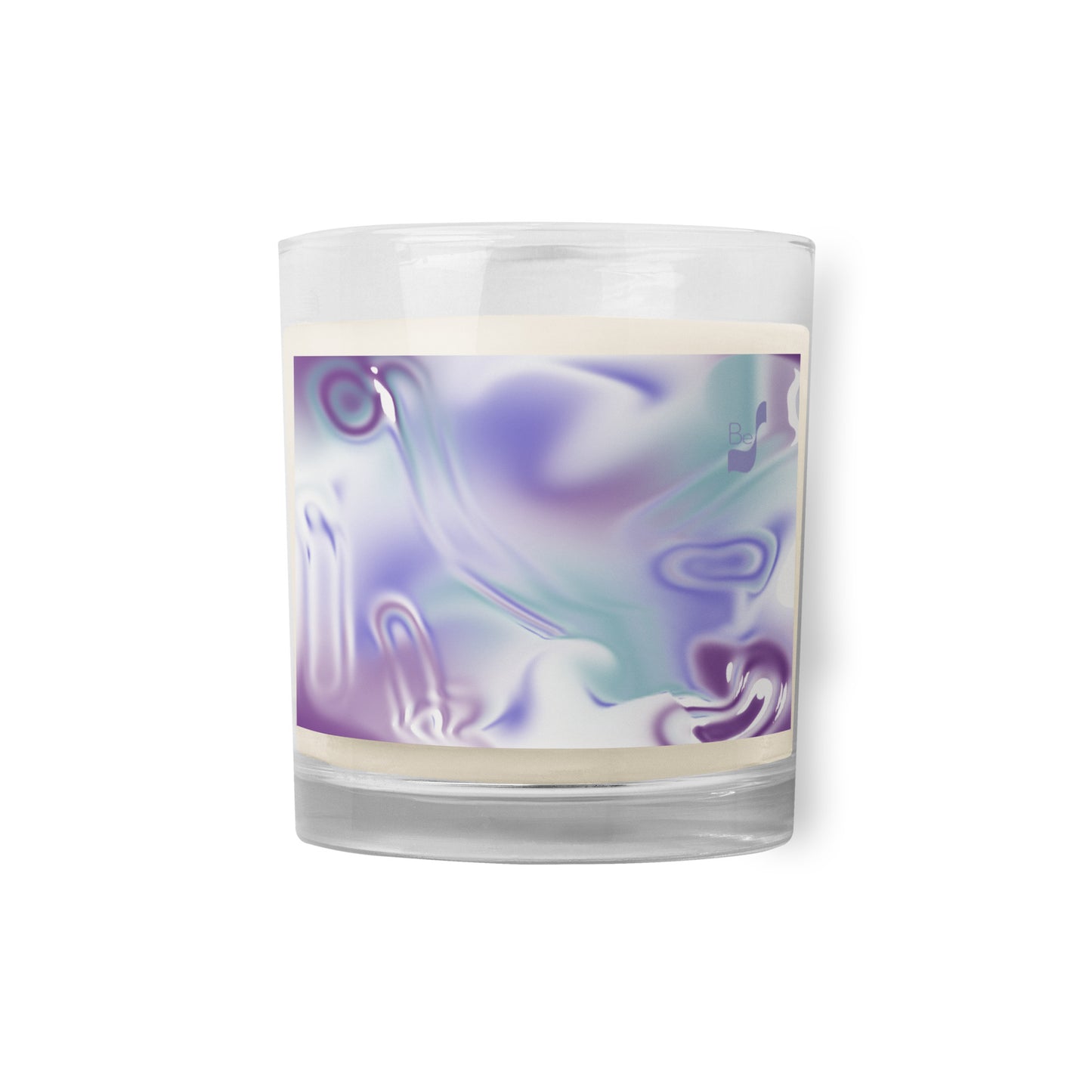 Blue Haze BeSculpt Glass Jar Soy Wax Candle